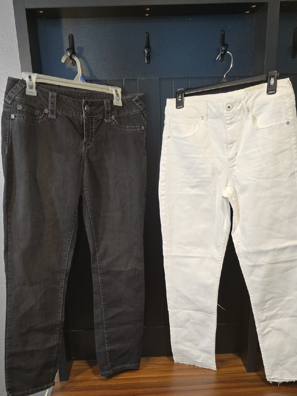 Maurices Classic Women's Straight Jeans - Black and White NwT